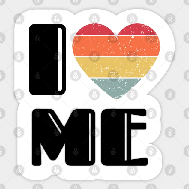 I love me Sticker by Blue Diamond Store